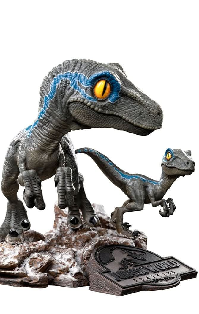 Statue Blue and Beta - Jurassic World: Dominion - MiniCo - Iron Studios