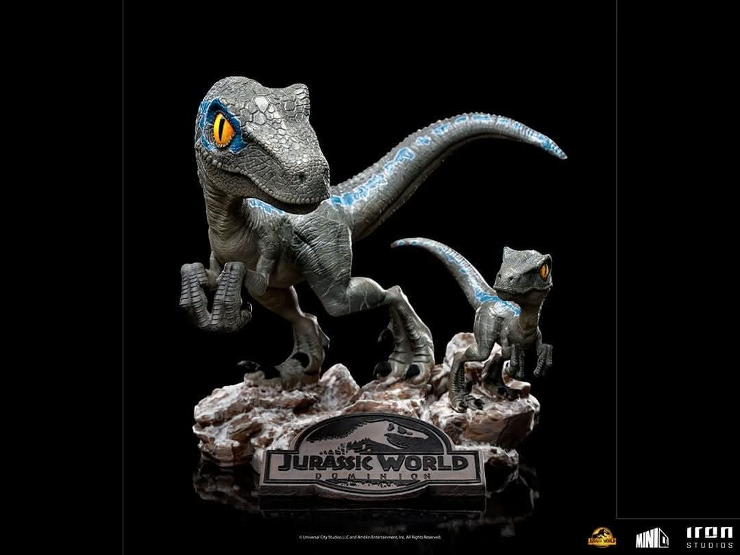 Statue Blue and Beta - Jurassic World: Dominion - MiniCo - Iron Studios