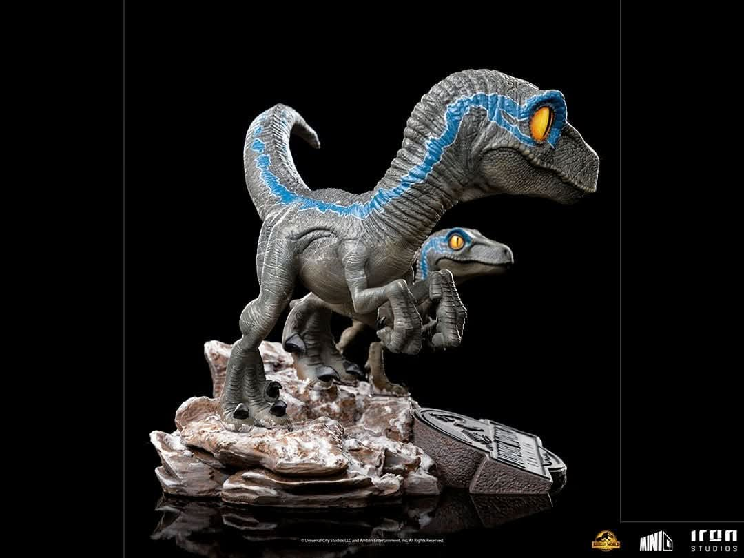 Statue Blue and Beta - Jurassic World: Dominion - MiniCo - Iron Studios