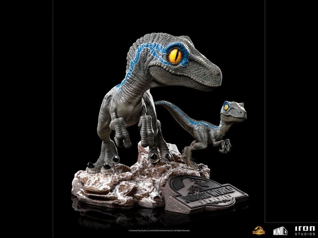 Statue Blue and Beta - Jurassic World: Dominion - MiniCo - Iron Studios