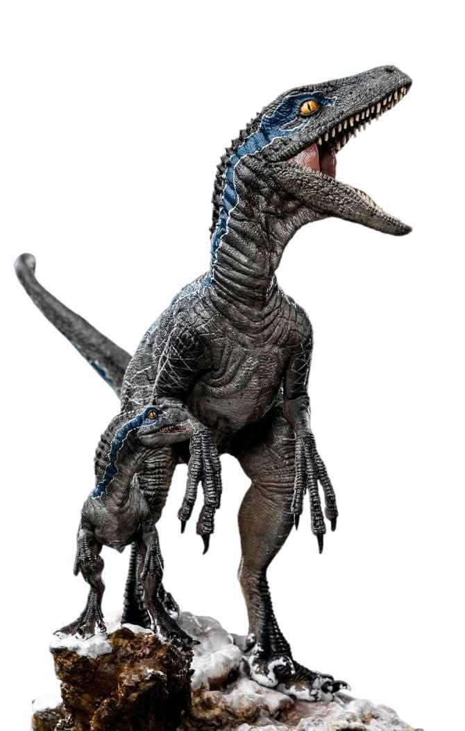 Statue Blue and Beta Deluxe - Jurassic World: Dominion - Art Scale 1/10 - Iron Studios