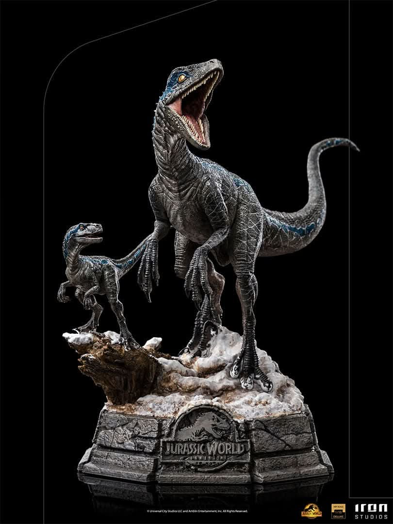 Statue Blue and Beta Deluxe - Jurassic World: Dominion - Art Scale 1/10 - Iron Studios