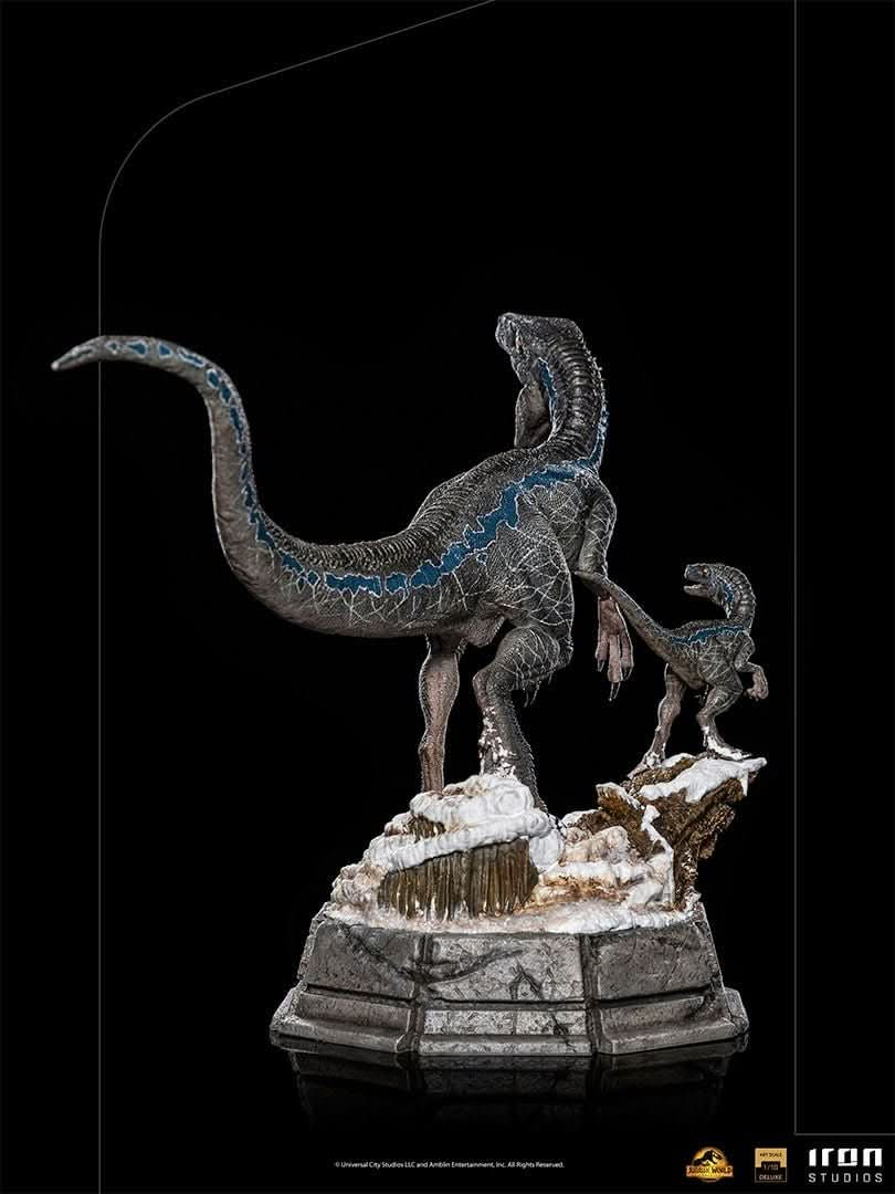 Statue Blue and Beta Deluxe - Jurassic World: Dominion - Art Scale 1/10 - Iron Studios