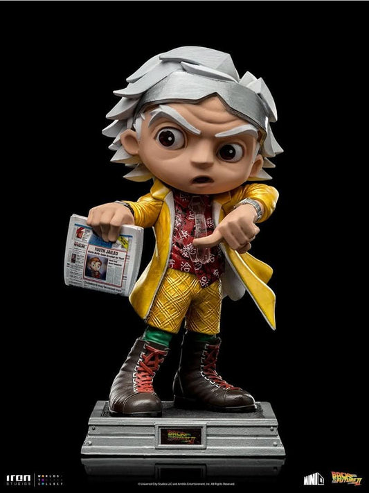 Statue Doctor Brown - Back To The Future - MiniCo - Iron Studios