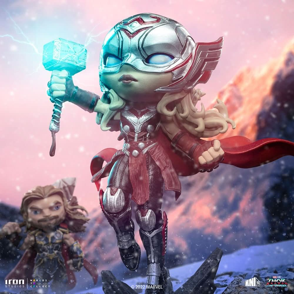 Statue Mighty Thor Jane Foster - Thor Love and Thunder - MiniCo - Iron Studios