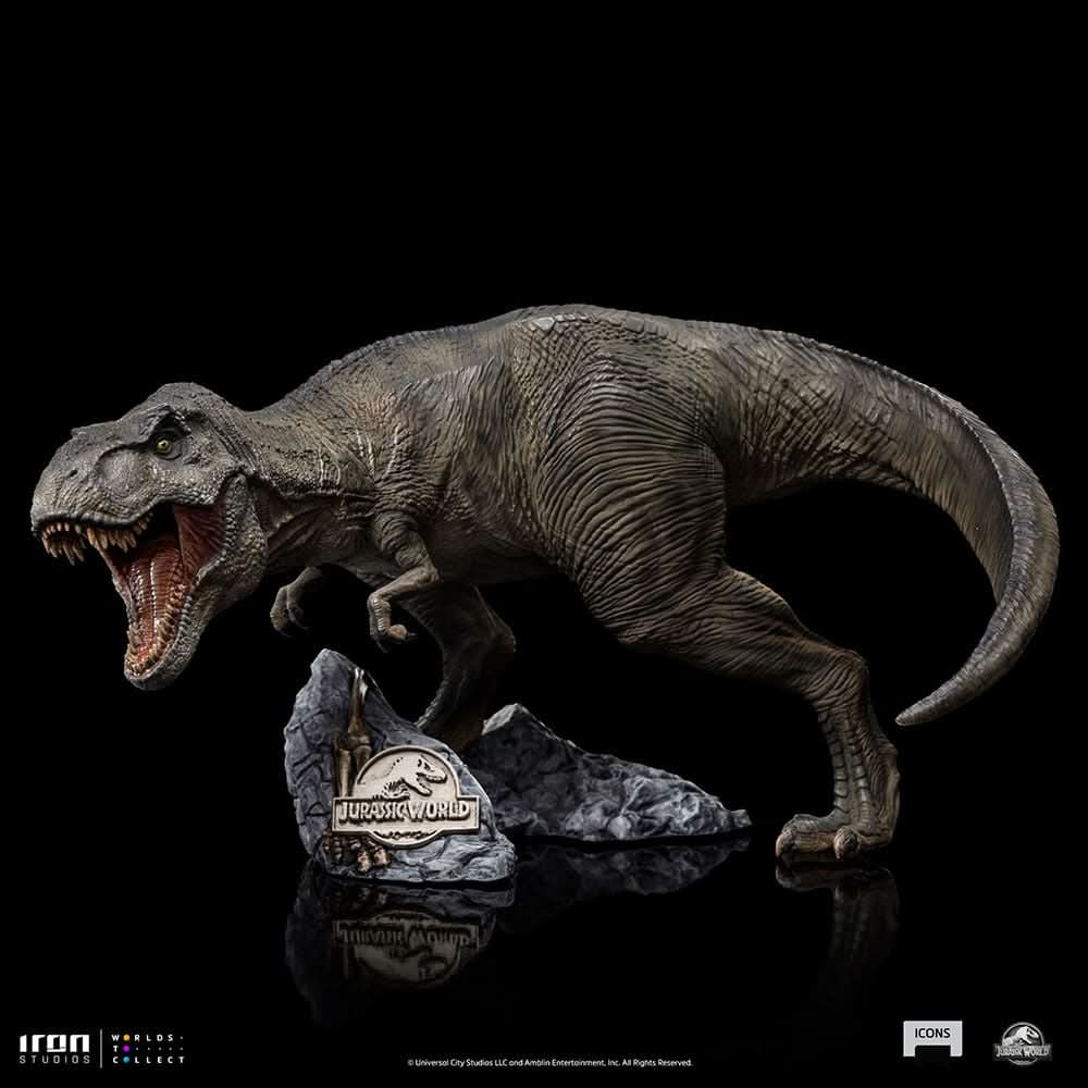 Statue T - Rex - Jurassic World - Icons - Iron Studios