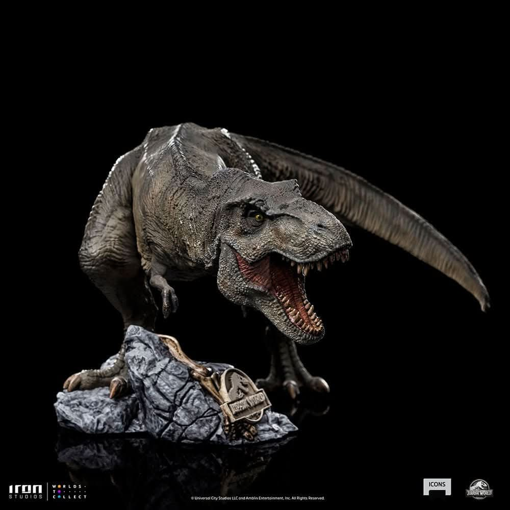 Statue T - Rex - Jurassic World - Icons - Iron Studios