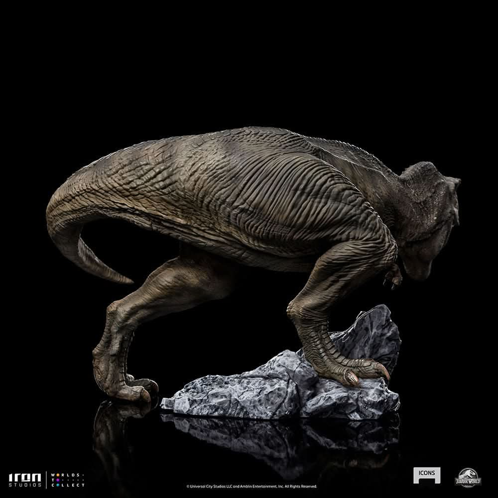 Statue T - Rex - Jurassic World - Icons - Iron Studios