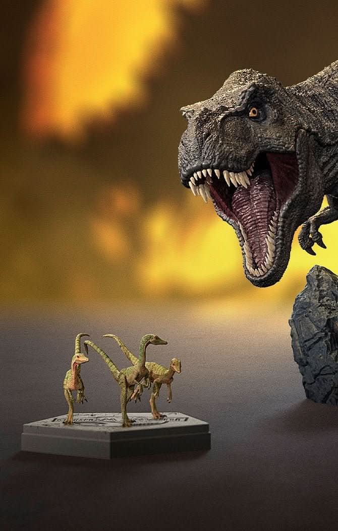 Statue Compsognathus - Jurassic World - Icons - Iron Studios