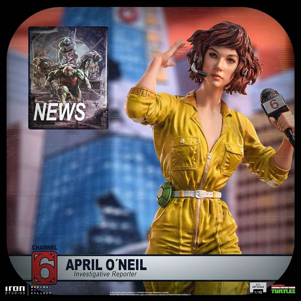 Statue April O`Neil - TMNT - Art Scale 1/10 - Iron Studios