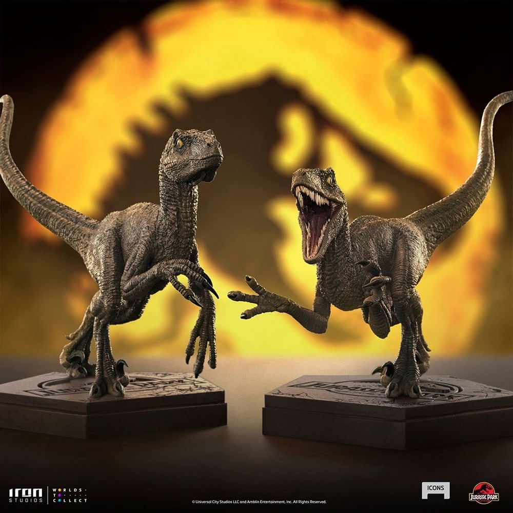 Statue Velociraptor A - Jurassic Park - Icons - Iron Studios