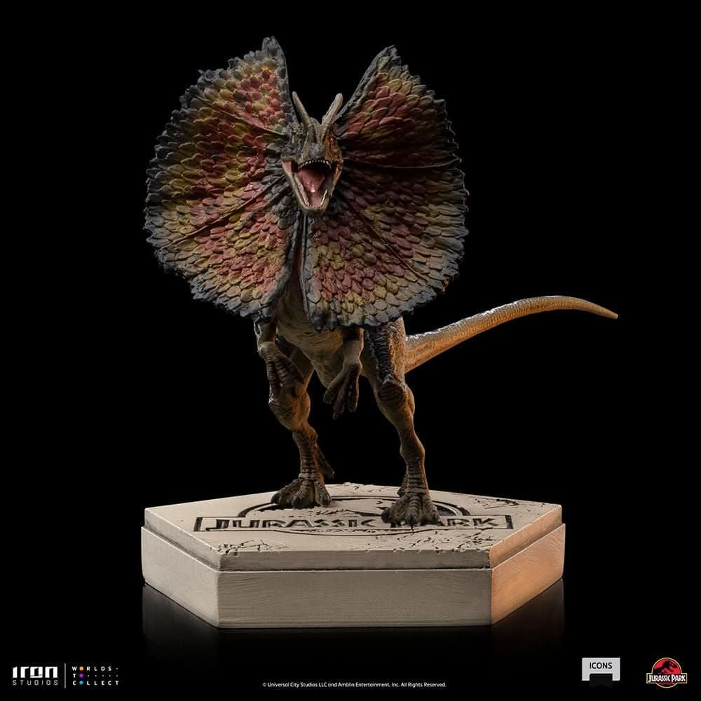 Statue Dilophosaurus - Jurassic Park - Icons - Iron Studios