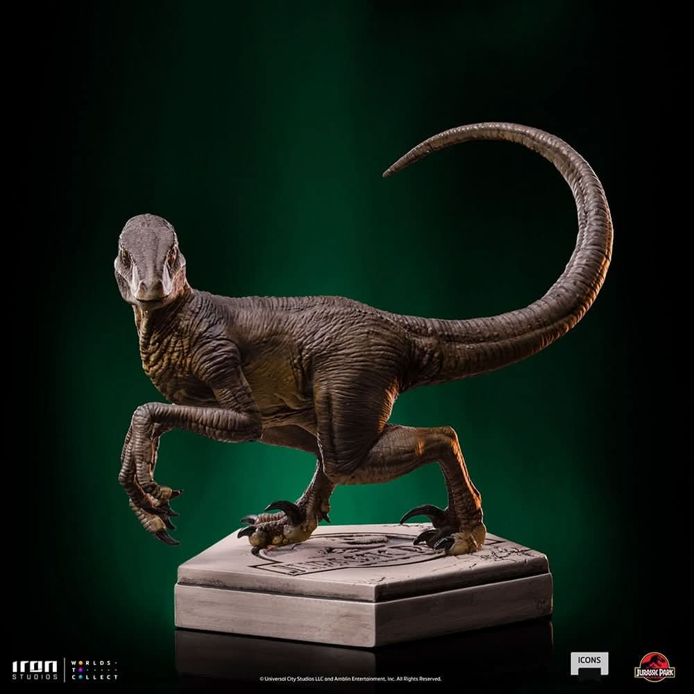 Statue Velociraptor C - Jurassic Park - Icons - Iron Studios