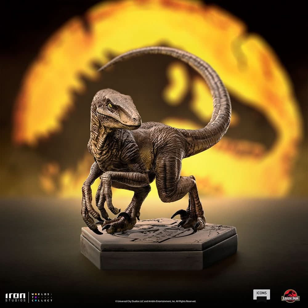 Statue Velociraptor C - Jurassic Park - Icons - Iron Studios