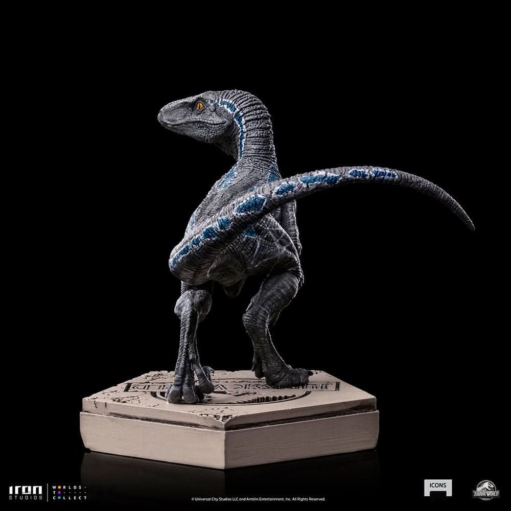 Statue Velociraptor Blue B - Jurassic World - Icons - Iron Studios