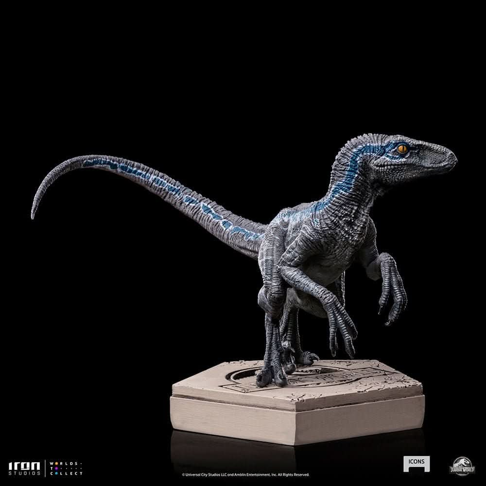 Statue Velociraptor Blue B - Jurassic World - Icons - Iron Studios