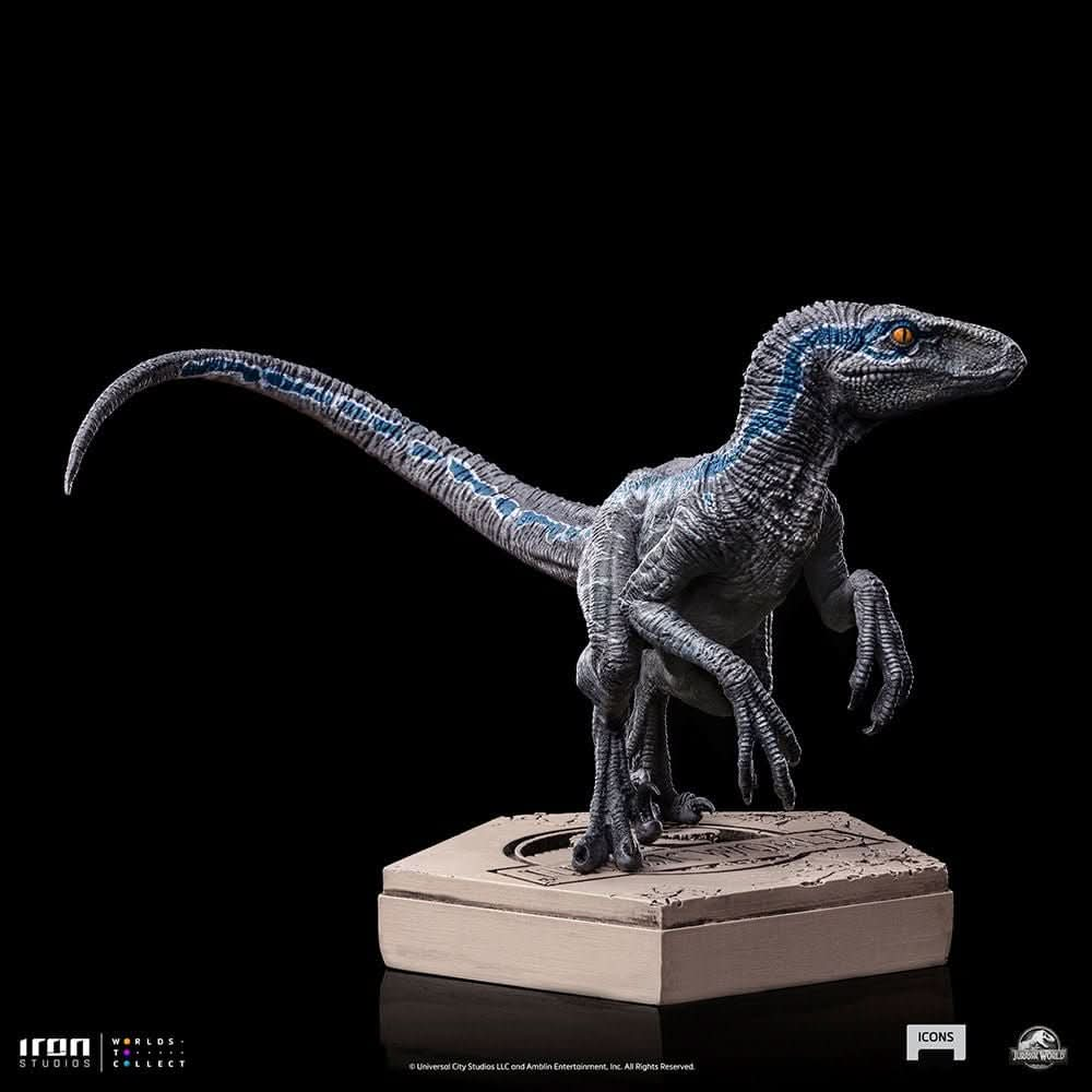 Statue Velociraptor Blue B - Jurassic World - Icons - Iron Studios