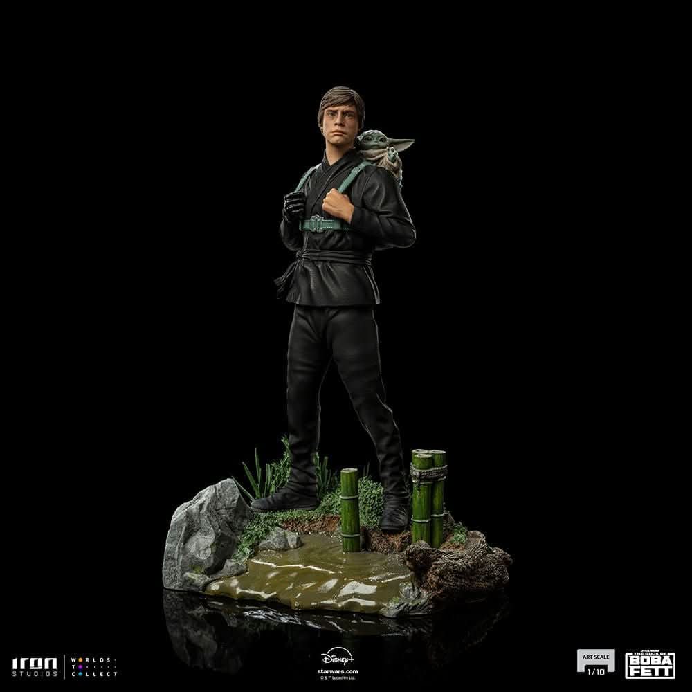 Statue Luke Skywalker and Grogu Training Ver. - Book of Boba Fett - Art Scale 1/10 - Iron Studios