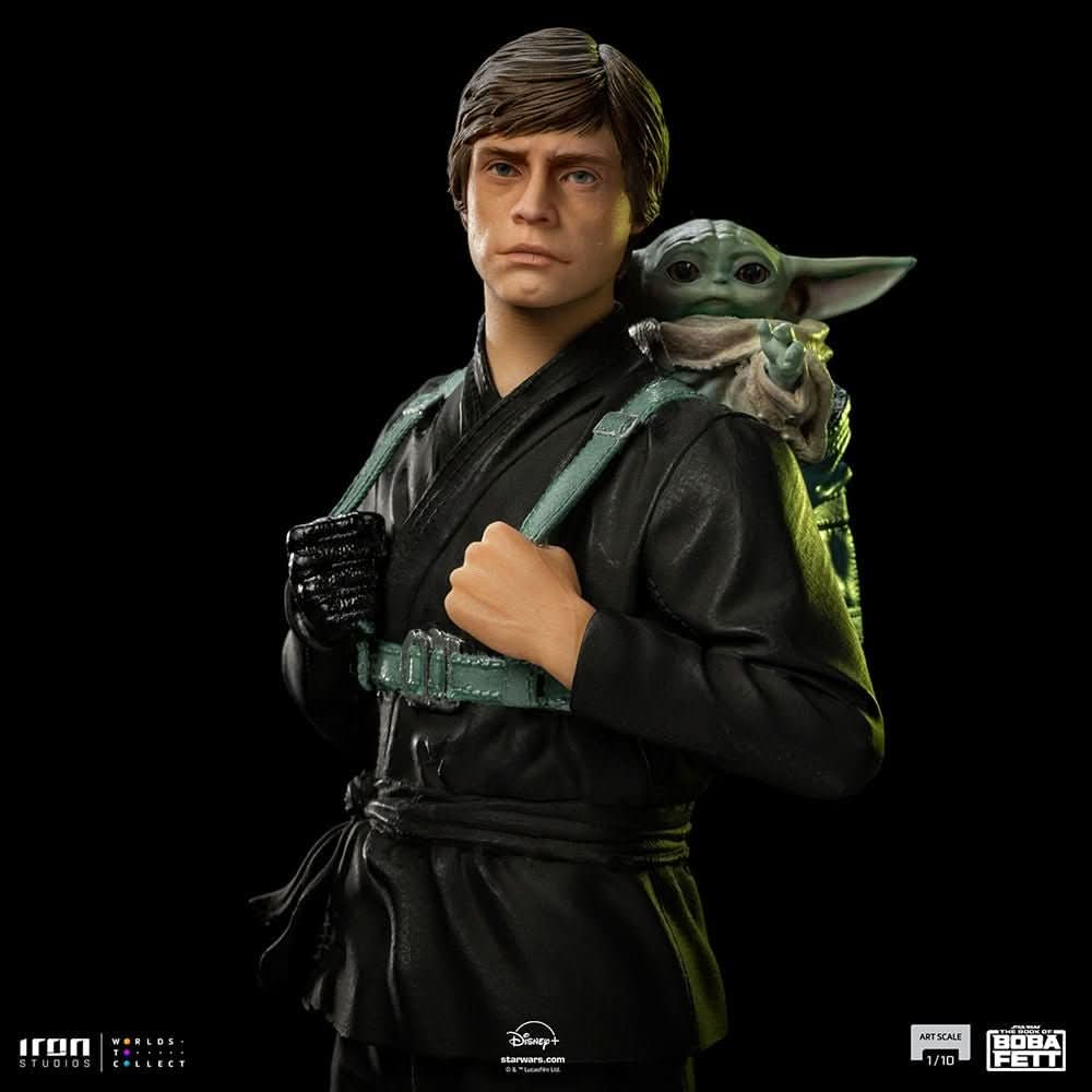 Statue Luke Skywalker and Grogu Training Ver. - Book of Boba Fett - Art Scale 1/10 - Iron Studios