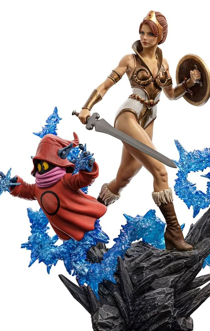 Statue Teela and Orko Deluxe - Masters of the Universe - Art Scale 1/10 - Iron Studios