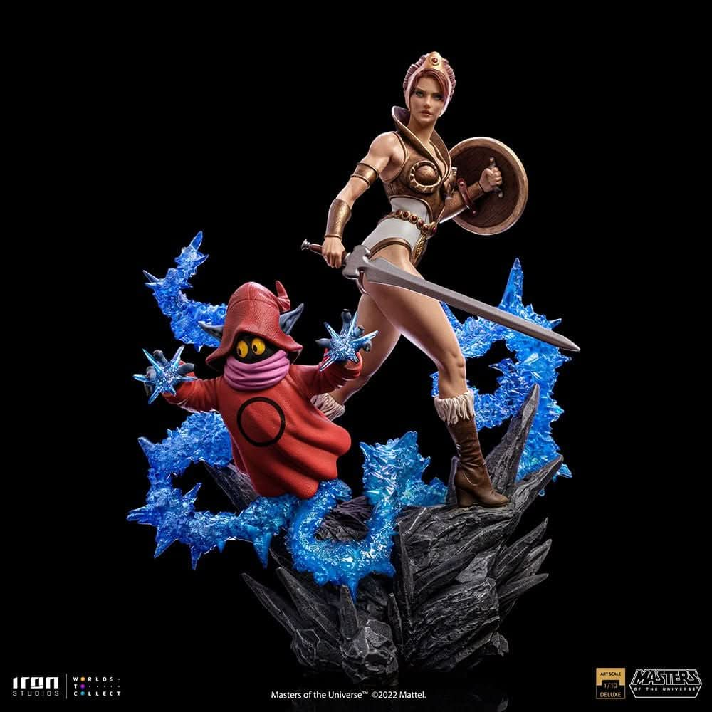 Statue Teela and Orko Deluxe - Masters of the Universe - Art Scale 1/10 - Iron Studios