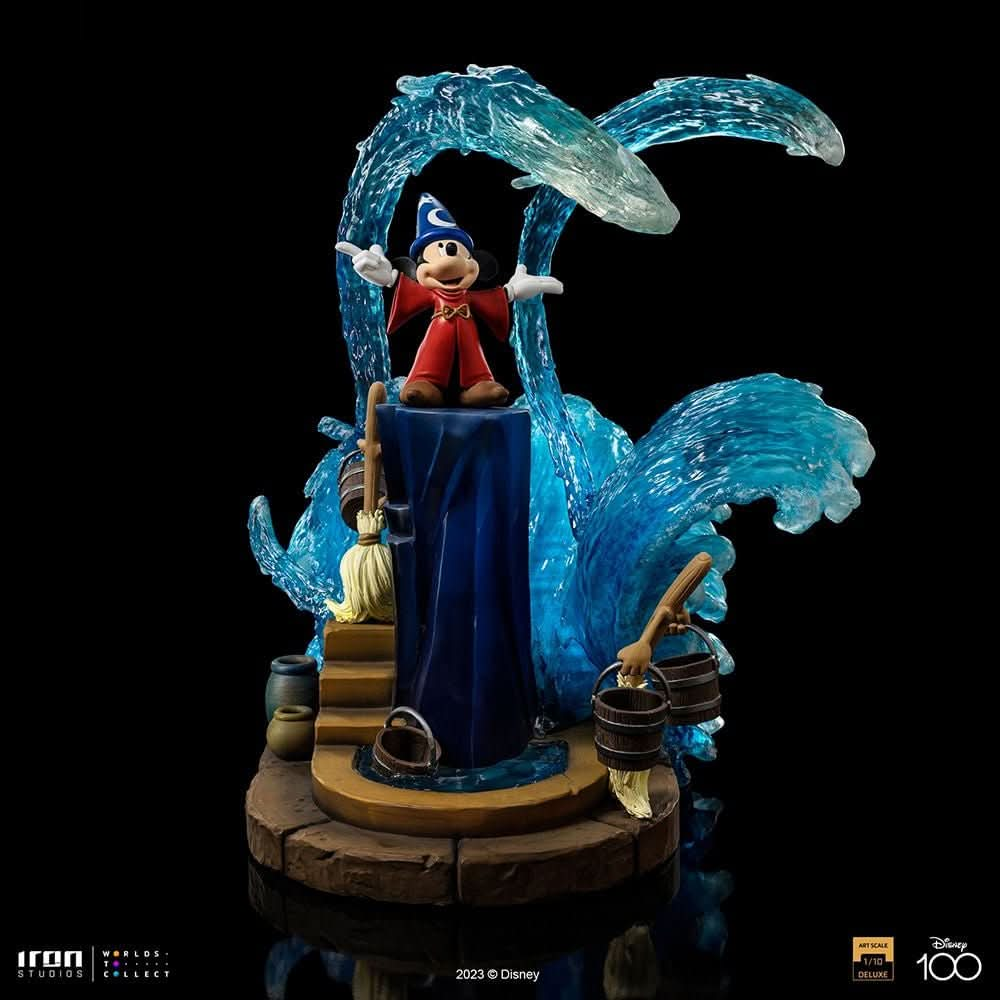 Statue Mickey Deluxe - Disney 100th - Fantasia - Art Scale 1/10 - Iron Studios