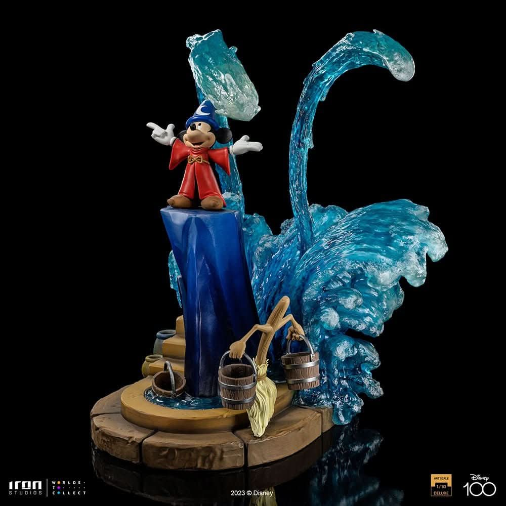 Statue Mickey Deluxe - Disney 100th - Fantasia - Art Scale 1/10 - Iron Studios