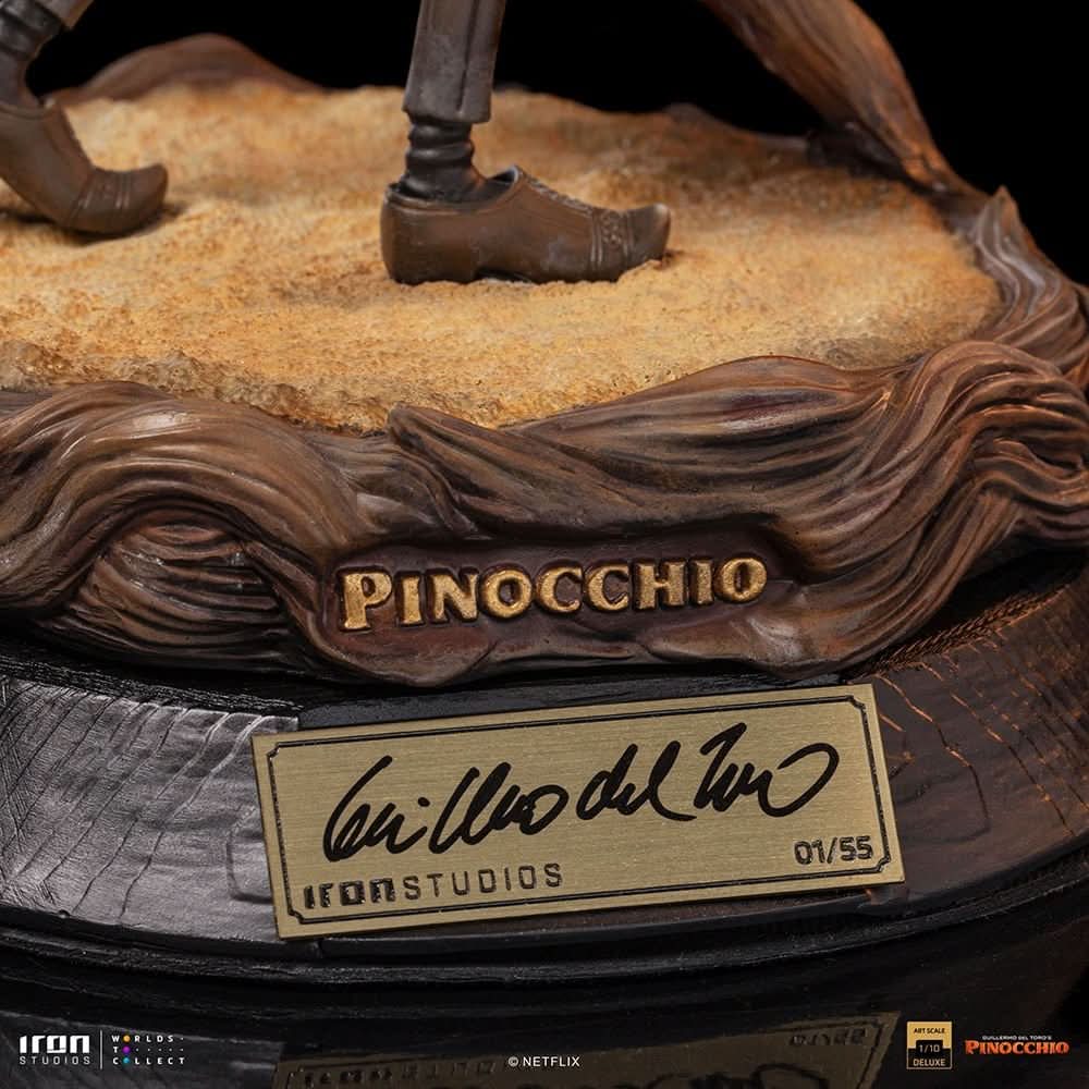 Statue Geppetto & Pinocchio Deluxe (Signed Version) - Pinocchio - Art Scale 1/10 - Iron Studios