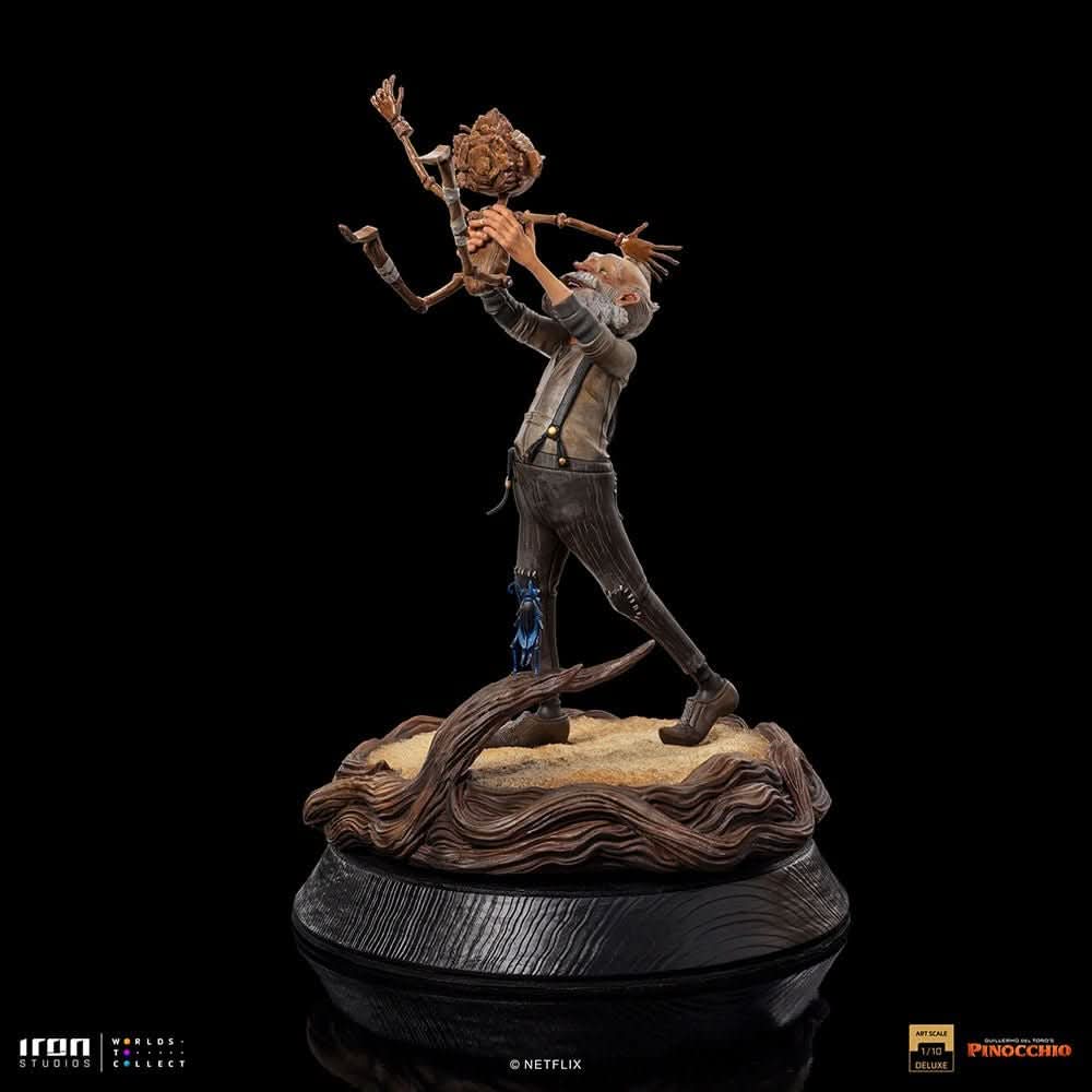 Statue Geppetto & Pinocchio Deluxe (Signed Version) - Pinocchio - Art Scale 1/10 - Iron Studios