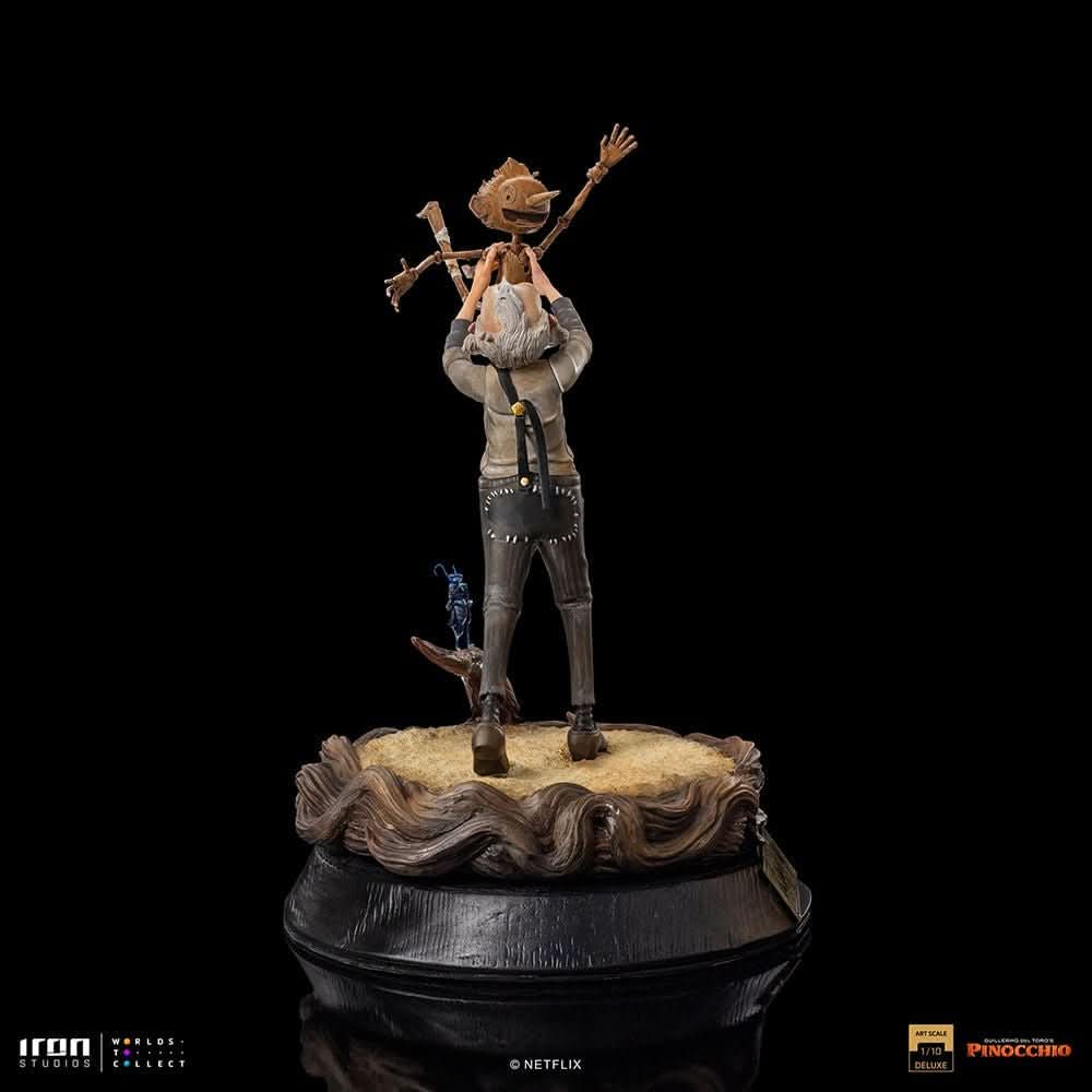 Statue Geppetto & Pinocchio Deluxe (Signed Version) - Pinocchio - Art Scale 1/10 - Iron Studios