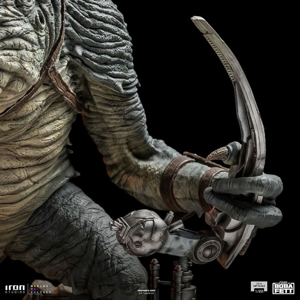Statue Boba Fett and Rancor - Star Wars: The Book of Boba Fett - Demi Art Scale 1/20 - Iron Studios