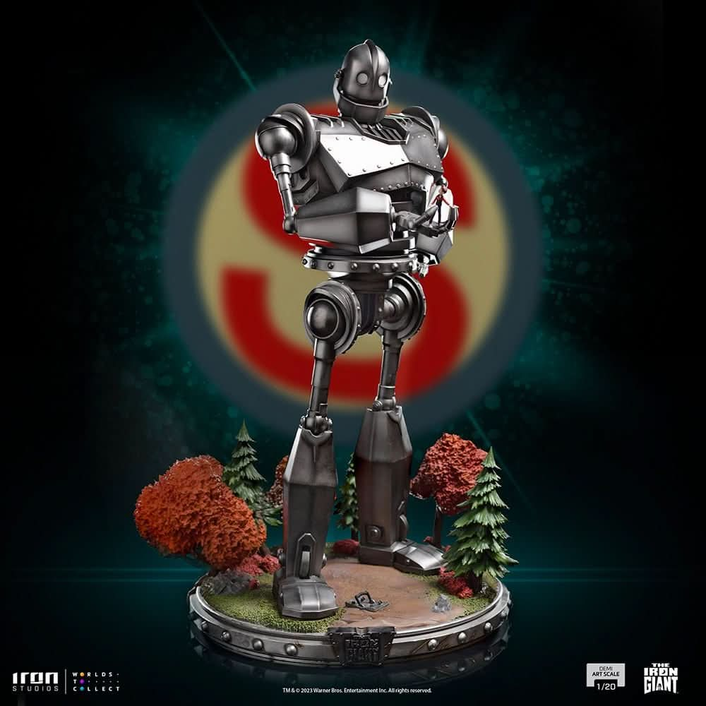 Statue Iron Giant and Hogarth Hughes - The Iron Giant - Demi Scale 1/20 - Iron Studios