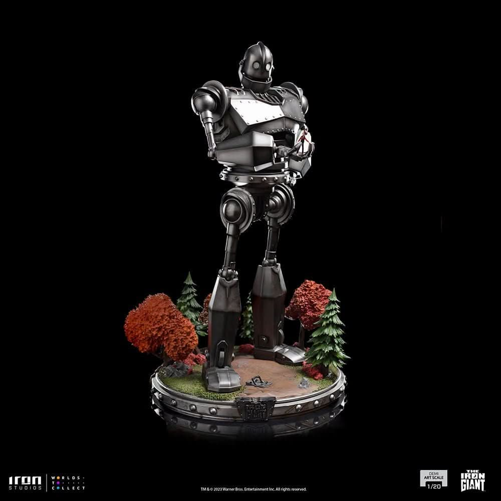 Statue Iron Giant and Hogarth Hughes - The Iron Giant - Demi Scale 1/20 - Iron Studios