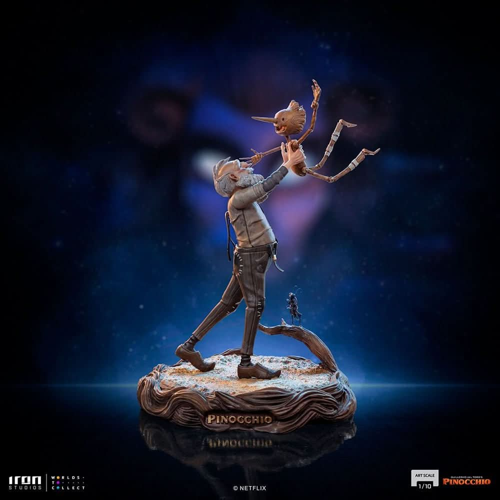 Statue Geppetto & Pinocchio Deluxe - Pinocchio - Art Scale 1/10 - Iron Studios