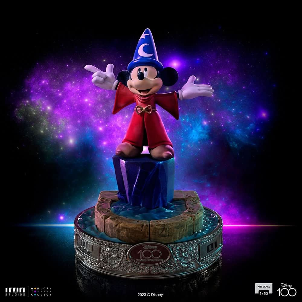 Statue Mickey 100 Years - Disney 100th - Fantasia - Art Scale 1/10 - Iron Studios