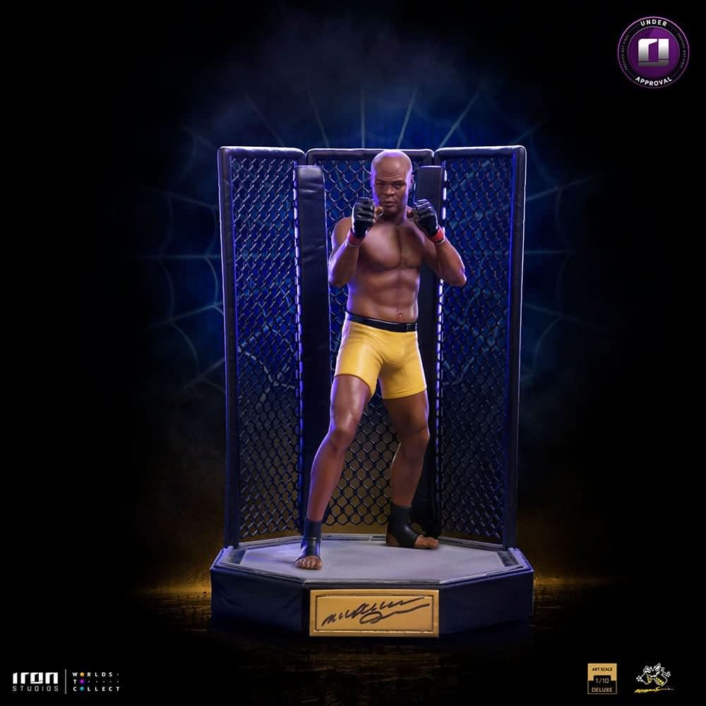 Statue Anderson "Spider" Silva Signed Ver Deluxe - Art Scale 1/10 - Iron Studios