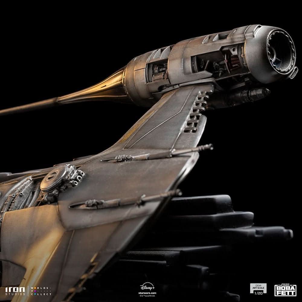 Statue Mando`s Starfighter N - 1 - Star Wars - Demi Scale 1/20 - Iron Studios