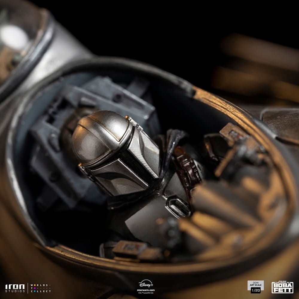 Statue Mando's N-1 Starfighter - Star Wars: The Book of Boba Fett - Demi Art Scale 1/20 - Iron Studios