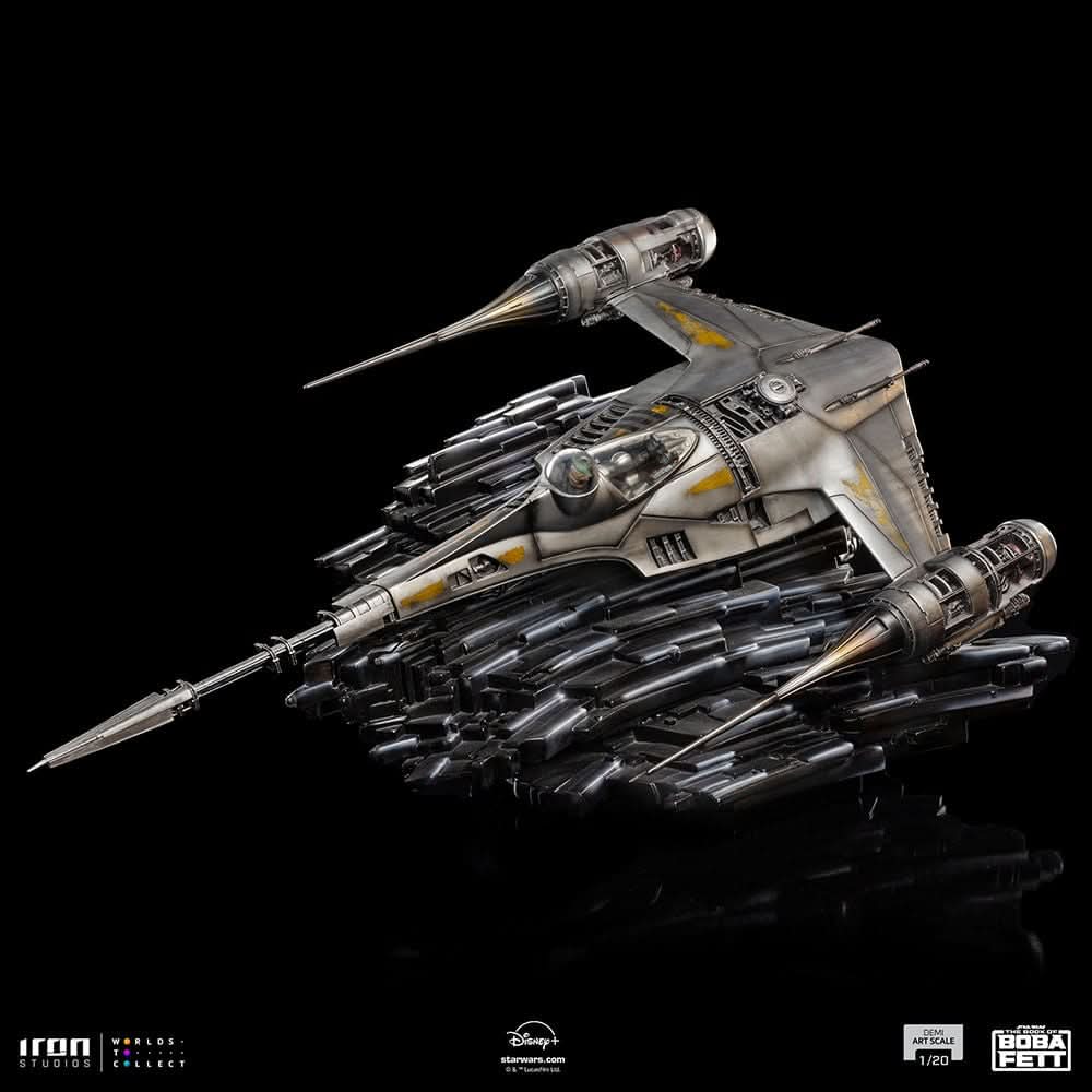 Statue Mando's N-1 Starfighter - Star Wars: The Book of Boba Fett - Demi Art Scale 1/20 - Iron Studios