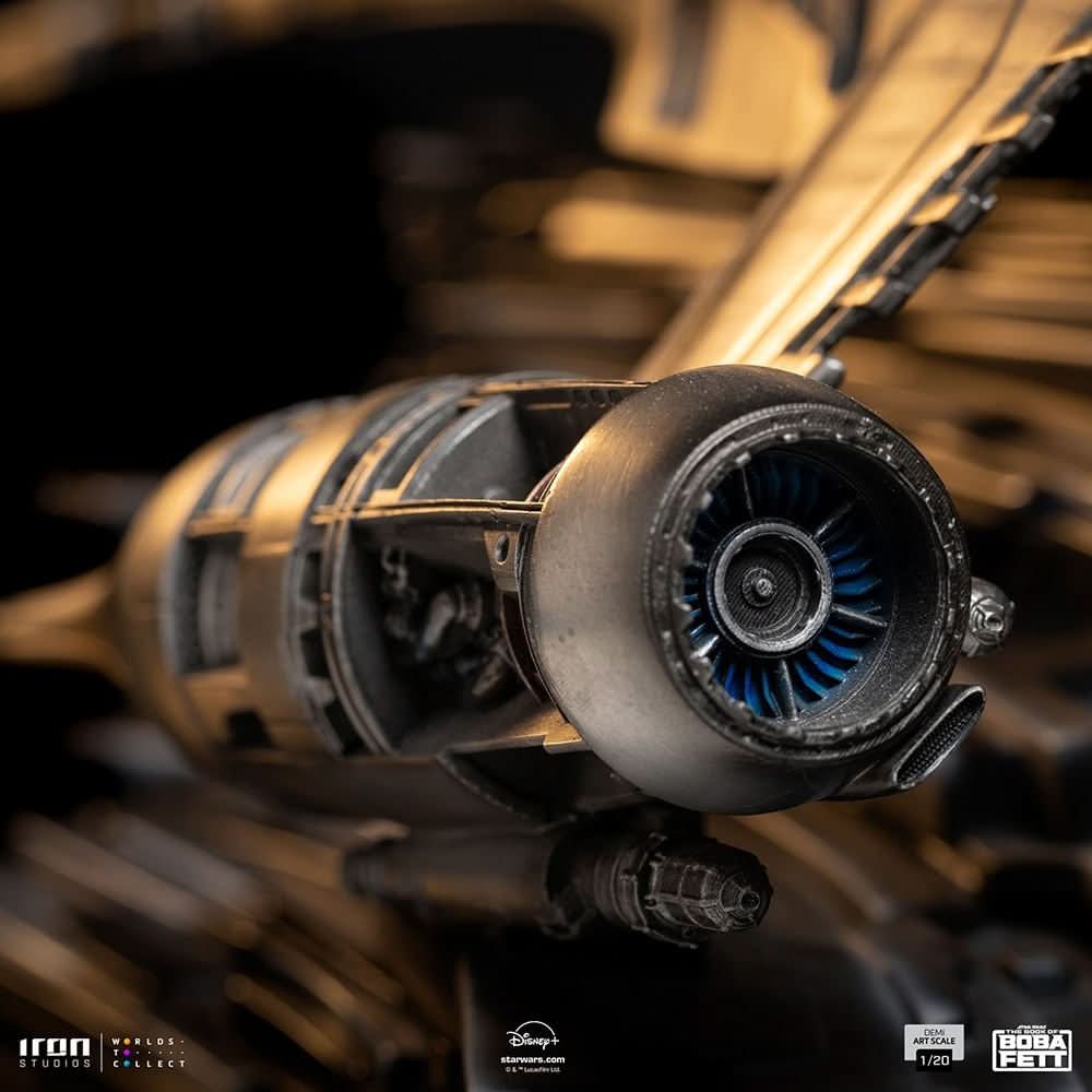 Statue Mando's N-1 Starfighter - Star Wars: The Book of Boba Fett - Demi Art Scale 1/20 - Iron Studios