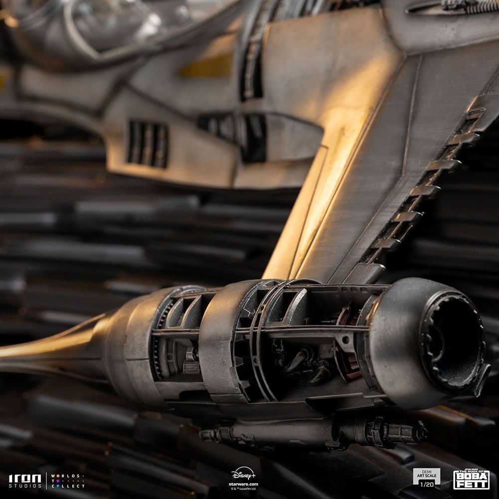 Statue Mando's N-1 Starfighter - Star Wars: The Book of Boba Fett - Demi Art Scale 1/20 - Iron Studios