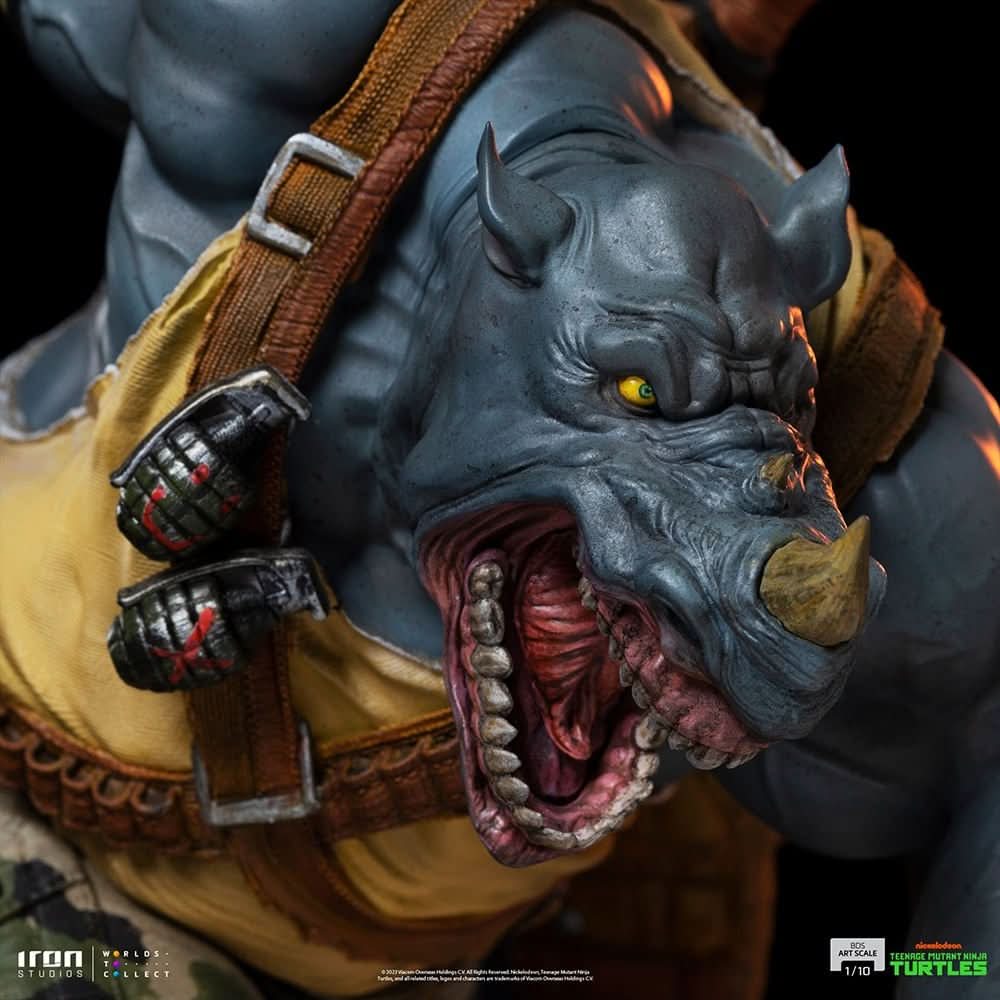 Rocksteady - Teenage Mutant Ninja Turtles - BDS Art Scale 1/10 - Iron Studios