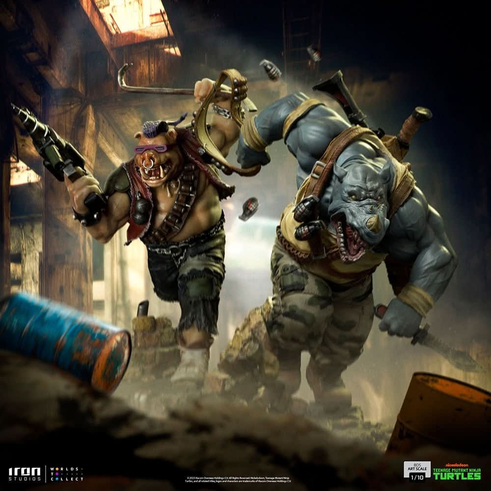 Bebop - Teenage Mutant Ninja Turtles - BDS Art Scale 1/10 - Iron Studios