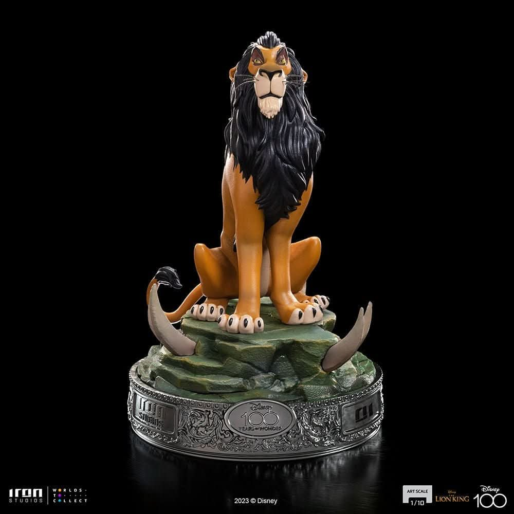 Statue Scar - Disney 100 Years - The Lion King - Art Scale 1/10 - Iron Studios