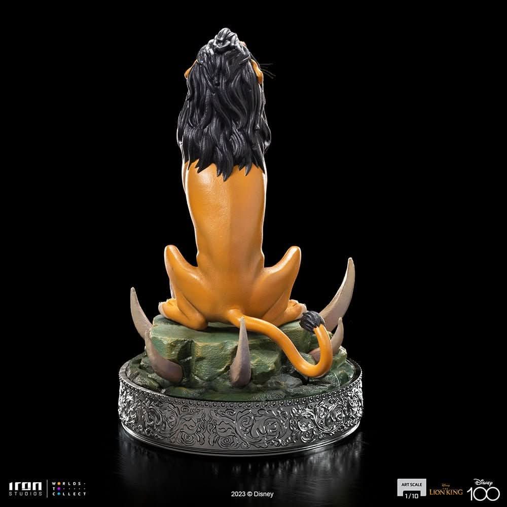 Statue Scar 100 Years Version - Disney 100th - The Lion King - Art Scale 1/10 - Iron Studios