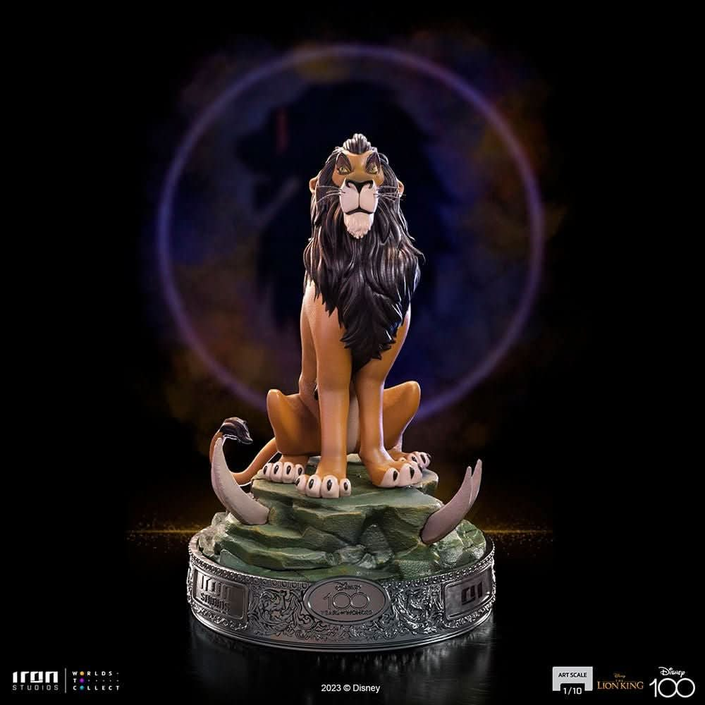 Statue Scar - Disney 100 Years - The Lion King - Art Scale 1/10 - Iron Studios