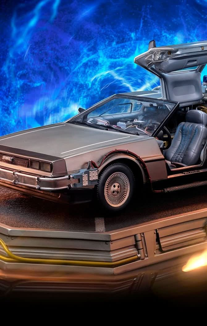 Statue DeLorean - Back To The Future - Art Scale 1/10 - Iron Studios