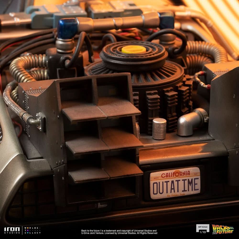 Statue Delorean - Back to the Future - Art Scale 1/10 - Iron Studios