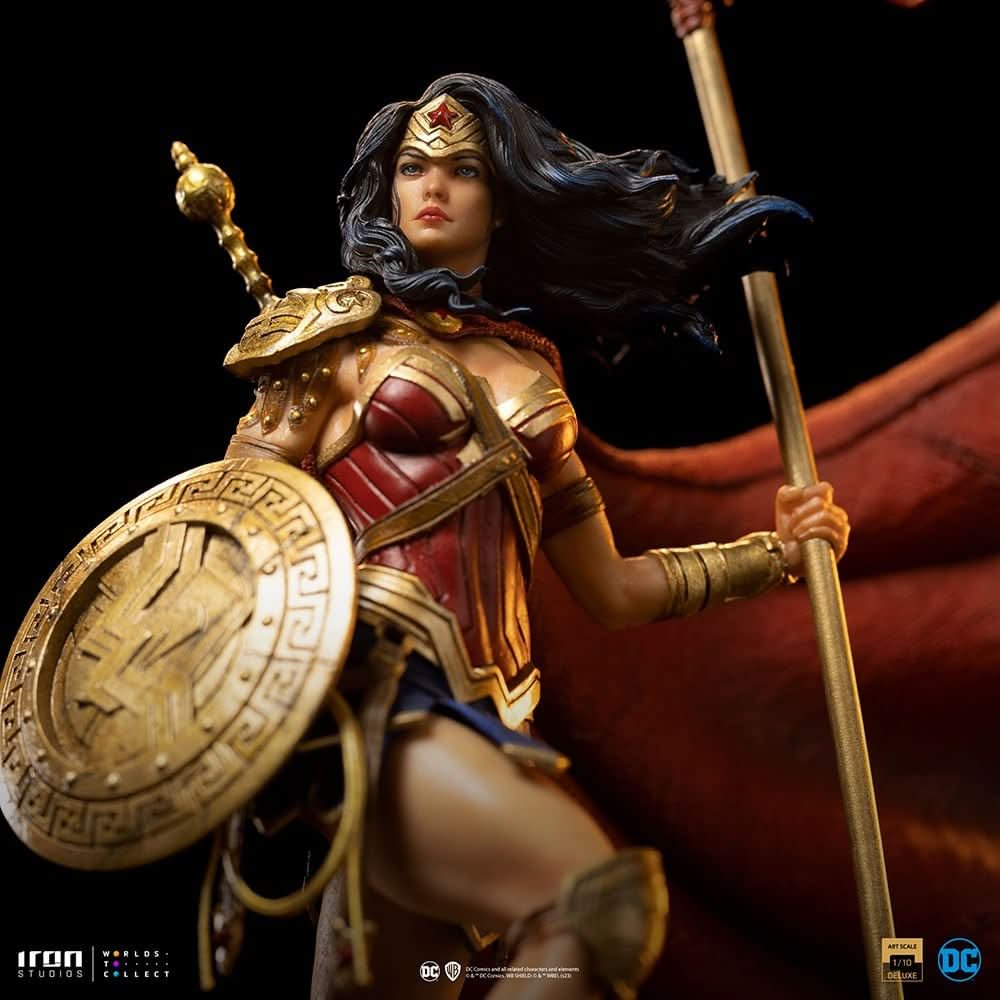 Statue Wonder Woman Unleashed Deluxe - DC Comics - Art Scale 1/10 - Iron Studios