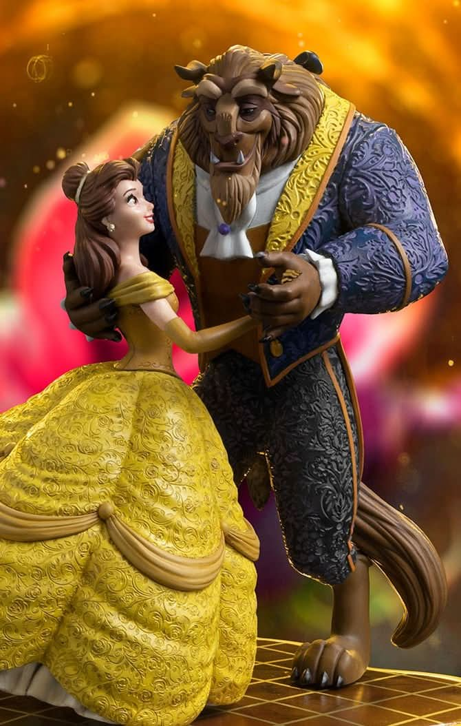 Statue Beauty and the Beast 100 Years Ver - Disney 100Th - Beauty and the Beast - Art Scale 1/10 - Iron Studios